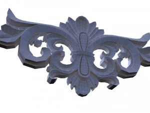 3d carving decor composition 04 3D Model