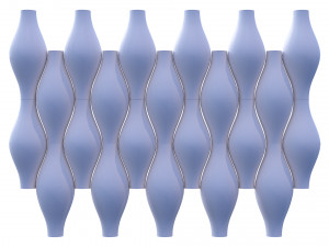 3d panel calipso lux ruby balaska style 3D मॉडल