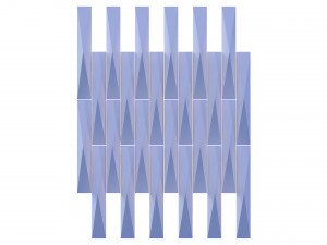 3d panel calipso lux ruby piramide style 3D Model