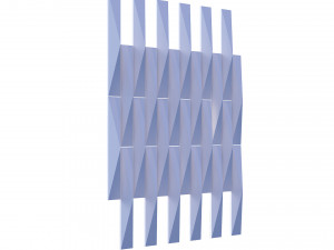 3d panel calipso lux ruby piramide style Modelo 3D