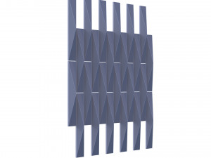 3d panel calipso lux ruby piramide style Modelo 3D