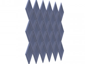 3d panel calipso lux ruby style Modello 3D