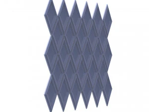 3d panel calipso lux ruby style 3D Model