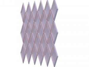 3d panel calipso lux ruby style Modello 3D