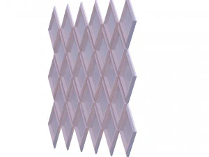 3d panel calipso lux ruby style 3D Model