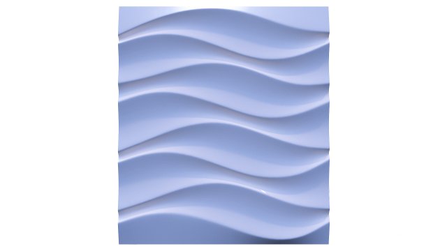 3d panel ripple style Model 3D .c4d .max .obj .3ds .fbx .stl .blend 