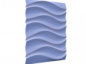 3d panel ripple style Model 3D