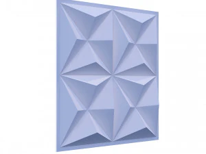 3d wall panel piramide 02 3D Model