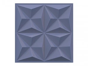 3d wall panel piramide 02 3D Model