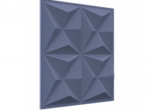 3d wall panel piramide 02 Modello 3D