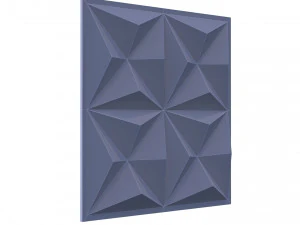 3d wall panel piramide 02 3D Model
