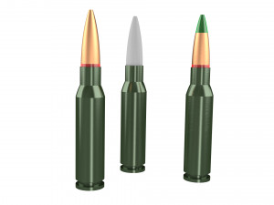 bullet collection pack Model 3D