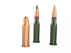 bullet collection pack Model 3D