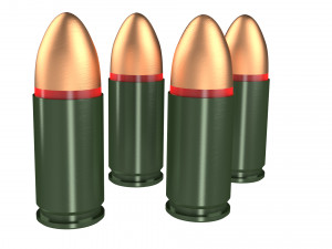 bullet collection pack Model 3D