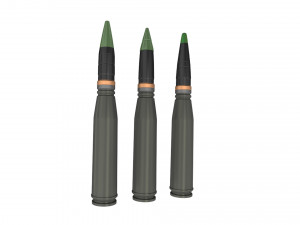 bullet collection pack Model 3D
