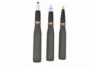 bullet collection pack Model 3D