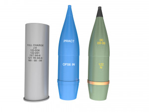 bullet collection pack Model 3D