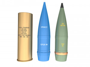 bullet collection pack Model 3D