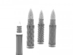 bullet collection pack Model 3D