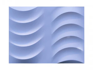 Panel de pared 3d estilo ondulado 02 Modelo 3D