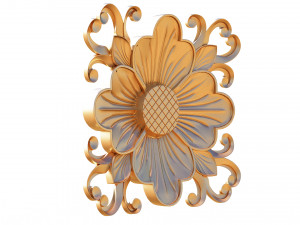 3d wood engraving carving decor 3D Модель