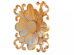 3d wood engraving carving decor 3D Модель
