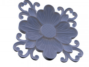 3d wood engraving carving decor 3D Модель