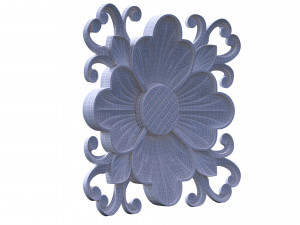 3d wood engraving carving decor 3D Модель