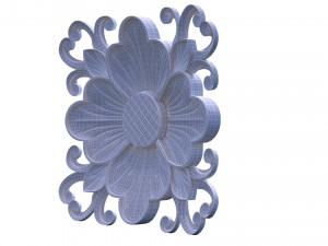 3d wood engraving carving decor 3D Модель