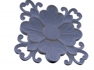 3d wood engraving carving decor 3D Модель
