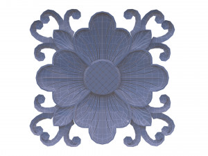 3d wood engraving carving decor 3D Модель