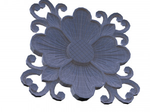 3d wood engraving carving decor 3D Модель