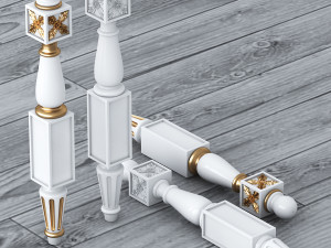 classic baluster yegane 3D Model