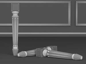 classic chair furniture design sarwood Modello 3D