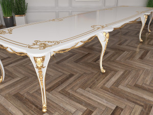 classic table for dining room table sarwood 3D Model