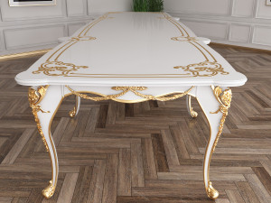 classic table for dining room table sarwood 3D Model
