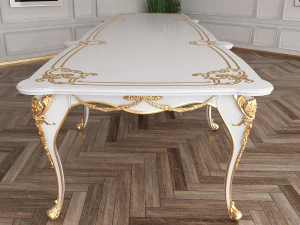classic table for dining room table sarwood 3D Model