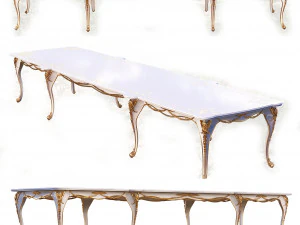 classic table for dining room table sarwood 3D Model