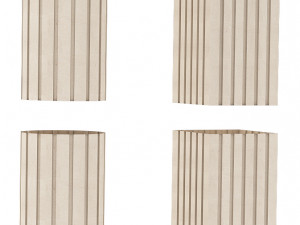 column plaster molding decoration Modèle 3D