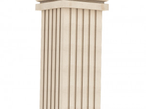 column plaster molding decoration Modèle 3D