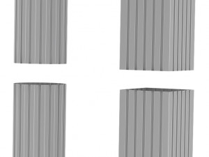 column plaster molding decoration Modèle 3D