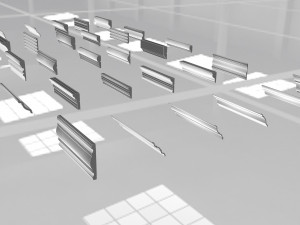 cornice plaster molding collection 01 Modello 3D