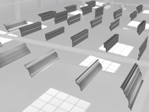 cornice plaster molding collection 01 Modello 3D