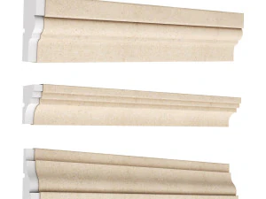cornice plaster molding collection 02 3D Model