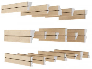 cornice plaster molding collection 02 3D Model