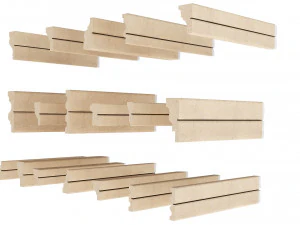 cornice plaster molding collection 02 3D Model