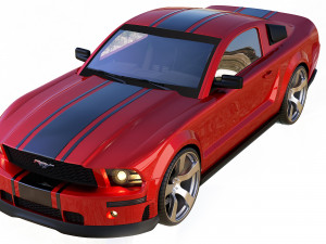 mustang shelby gt 500 3Dモデル