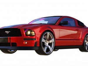 mustang shelby gt 500 Modello 3D