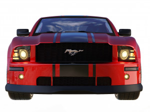 mustang shelby gt 500 Modello 3D