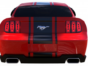 mustang shelby gt 500 Modello 3D